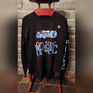 Orlando Magic Black Long Sleeve Shirt NBA Basketball SHAQ